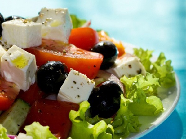 Самый простой рецепт салата Греческий